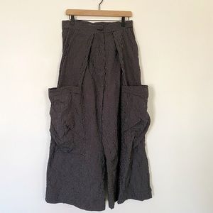 ALEMBIKA Black White WindowPane Cargo Pants Sz 1